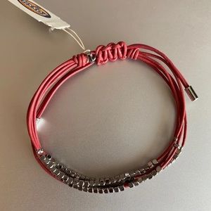 SOLD 💕 FOSSIL Dainty Skinny Pink Bracelet